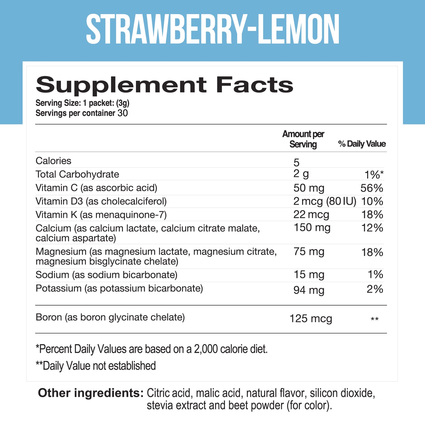 Cal-Mag Vites - Fresa-Limón