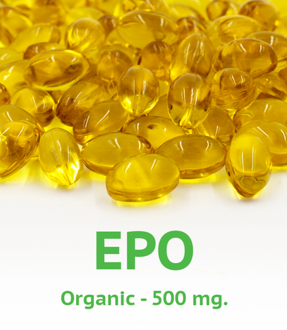 Organic Evening Primrose Oil 500 mg Softgel (100 capsules)