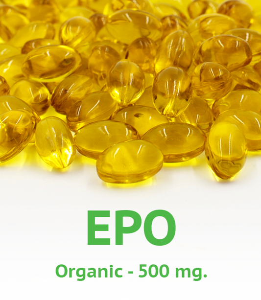Organic Evening Primrose Oil 500 mg Softgel (100 capsules)