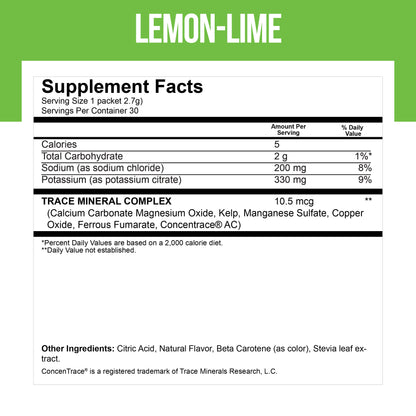 Electrolyte Mix -- Limón Lime 30 Packets