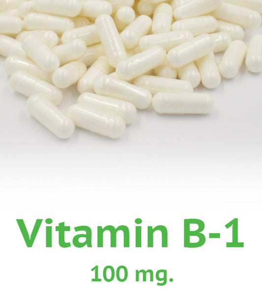 B-1 100 mg Capsule - 50 Count Bag