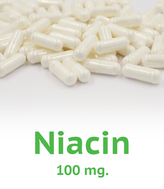 Niacin 100 mg Capsule (100 capsules)