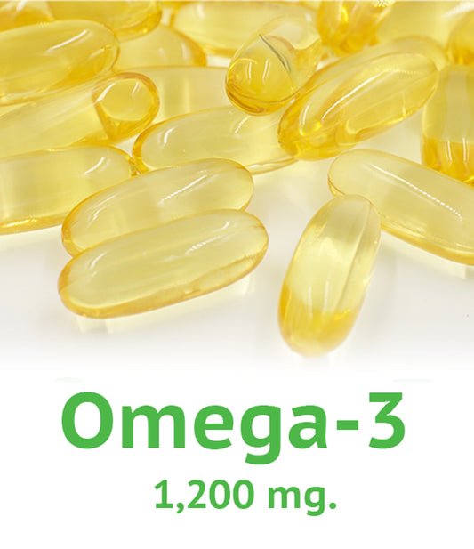 Omega-3 1,200 mg Softgel - Double Industry Standard Potency