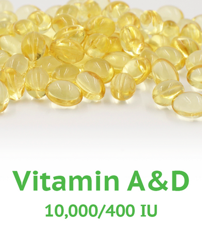 A&D 3000 mcg RAE / 10 mcg (10,000/400 IU) Softgel  (100 capsules)